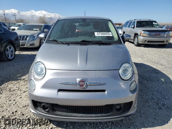 2018 FIAT 500 Pop with VIN 3C3CFFKH8JT416873, listed as a Copart auction lot 47566935 with 80,550 mi miles and Clean Title. Bid and sale history available at carsss.com. Image 5.