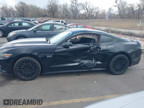 2016 Ford Mustang GT with VIN 1FA6P8CF8G5318052, listed as a IAAI auction lot 41946337 with 126,611 mi miles. Bid and sale history available at carsss.com. Image 14.