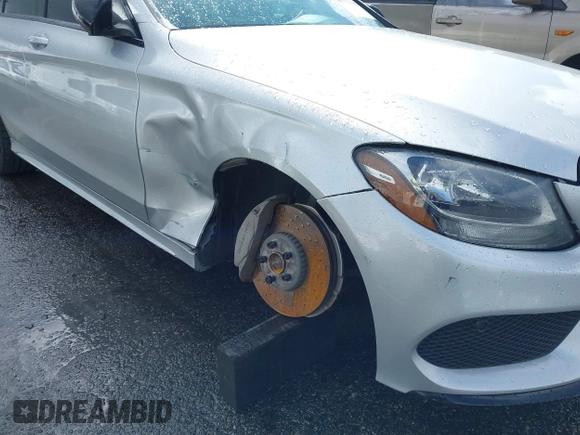 2018 Mercedes-Benz C 300 with VIN WDDWF4JB1JR412964, listed as a IAAI auction lot 41777909 with 81,356 mi miles and . Bid and sale history available at DreamBid. Image 6.