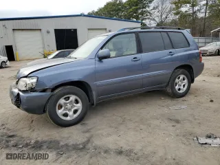 2007 Toyota Highlander with VIN JTEGD21A970163127, listed as a Copart auction lot 43729165 with 113,395 mi miles and Salvage Title. Bid and sale history available at carsss.com. Image 1.