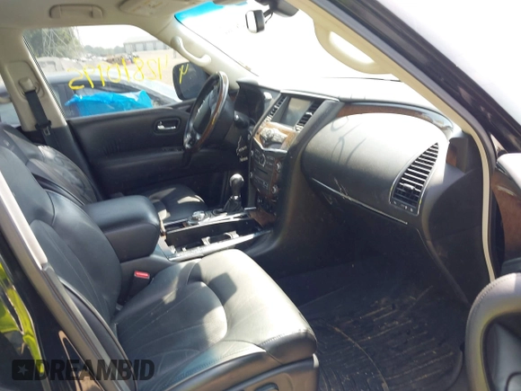 2014 Infiniti QX80 with VIN JN8AZ2NEXE9064144, listed as a IAAI auction lot 42810995 with 210,231 mi miles and . Bid and sale history available at DreamBid. Image 5.