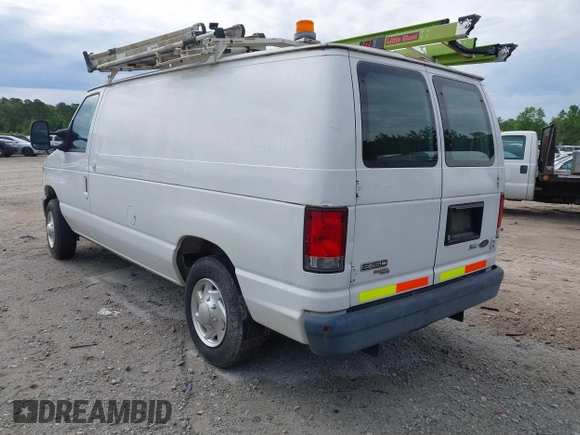 2012 Ford Econoline Cargo Commercial with VIN 1FTNE1EWXCDA09215, listed as a IAAI auction lot 42119854 with 141,625 mi miles and . Bid and sale history available at DreamBid. Image 3.
