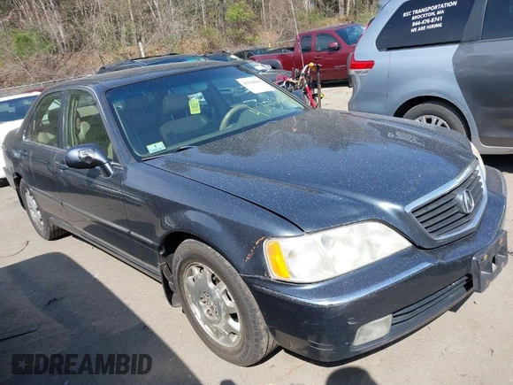 2004 Acura RL w/Navigation System with VIN JH4KA96634C006366, listed as a IAAI auction lot 42054689 with 350,809 mi miles. Bid and sale history available at carsss.com. Image 1.
