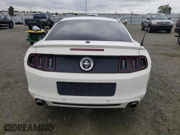2013 Ford Mustang V6 with VIN 1ZVBP8AM3D5271855, listed as a Copart auction lot 50033585 with 140,675 mi miles and Salvage Title. Bid and sale history available at carsss.com. Image 6.