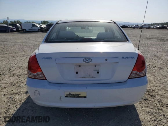 2004 Hyundai Elantra GLS z VIN KMHDN46D64U709255, wystawiony jako Copart lot #54044375 z przebiegiem 127 051 mil mil oraz Czysty tytuł • Clean title. Historia ofert i sprzedaży dostępna na DreamBid. Obrazek 6.