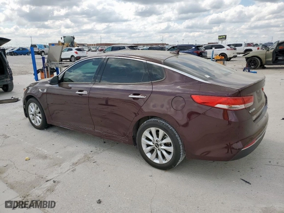 2017 Kia Optima EX with VIN 5XXGU4L36HG156960, listed as a Copart auction lot 49083875 with 108,810 mi miles and Salvage Title. Bid and sale history available at carsss.com. Image 2.