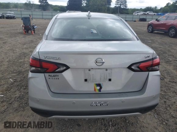 2021 Nissan Versa SV with VIN 3N1CN8EV3ML830906, listed as a Copart auction lot 54612805 with 103,120 mi miles and Salvage title. Bid and sale history available at DreamBid. Image 6.