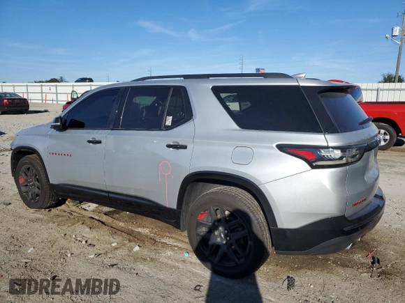 2021 Chevrolet Traverse Premier with VIN 1GNERKKW0MJ220187, listed as a Copart auction lot 46138135 with 99,652 mi miles and Non Repairable. Bid and sale history available at carsss.com. Image 2.