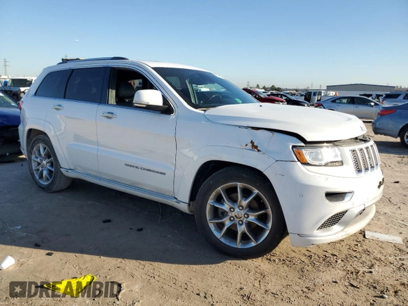2015 Jeep Grand Cherokee Summit with VIN 1C4RJFJG0FC667645, listed as a Copart auction lot 46881825 with 94,426 mi miles and Salvage Title. Bid and sale history available at carsss.com. Image 4.
