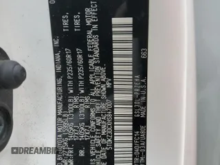 2017 Toyota Sienna LE Auto Access Seat with VIN 5TDKZ3DCXHS847007, listed as a Copart auction lot 52335845 with Not Provided miles and Salvage Title. Bid and sale history available at DreamBid. Image 13.