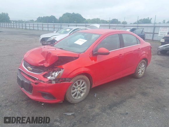 2017 Chevrolet Sonic LT with VIN 1G1JD5SH7H4105396, listed as a IAAI auction lot 42343534 with 122,878 mi miles and . Bid and sale history available at DreamBid. Image 2.
