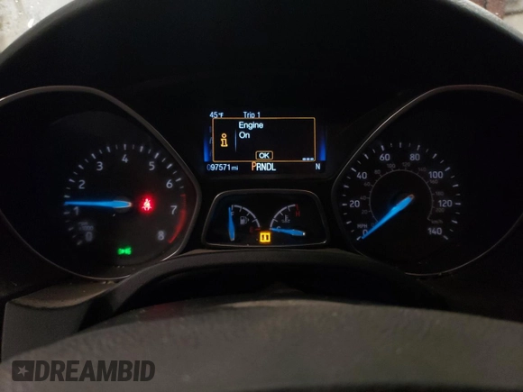 2016 Ford Focus SE with VIN 1FADP3F2XGL373472, listed as a Copart auction lot 41873545 with 97,571 mi miles and Clean Title. Bid and sale history available at carsss.com. Image 9.