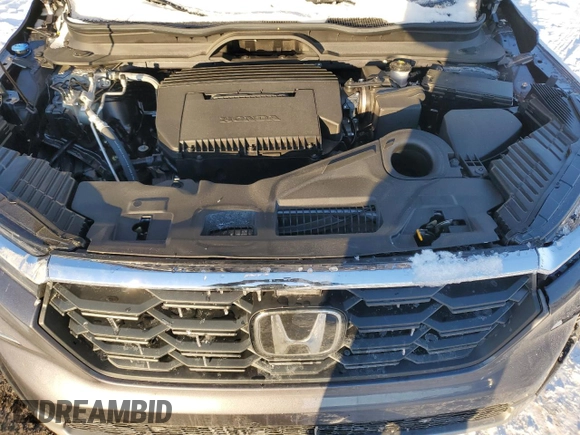 2025 Honda Pilot EX-L with VIN 5FNYG1H43SB026690, listed as a Copart auction lot 89387255 with 6,028 mi miles and Salvage Title. Bid and sale history available at carsss.com. Image 13.
