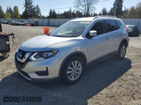 2017 Nissan Rogue SV with VIN KNMAT2MV5HP520355, listed as a Copart auction lot 53693225 with 109,569 mi miles and Salvage Title. Bid and sale history available at carsss.com. Image 1.