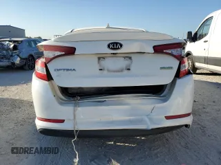 2013 Kia Optima Hybrid LX with VIN KNAGM4AD9D5043527, listed as a Copart auction lot 72262804 with 0 mi miles and Salvage Title. Bid and sale history available at carsss.com. Image 6.