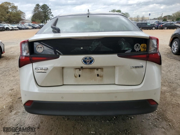 2019 Toyota Prius L Eco with VIN JTDKARFU5K3089862, listed as a Copart auction lot 51240215 with 131,678 mi miles and Salvage Title. Bid and sale history available at carsss.com. Image 6.