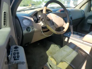 2006 Ford F-150 XLT with VIN 1FTPW12566FA46546, listed as a Copart auction lot 52697455 with 153,515 mi miles and Salvage Title. Bid and sale history available at DreamBid. Image 8.