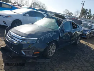 2012 Ford Fusion SEL with VIN 3FAHP0JG5CR347540, listed as a IAAI auction lot 41834383 with 1 mi miles. Bid and sale history available at carsss.com. Image 2.