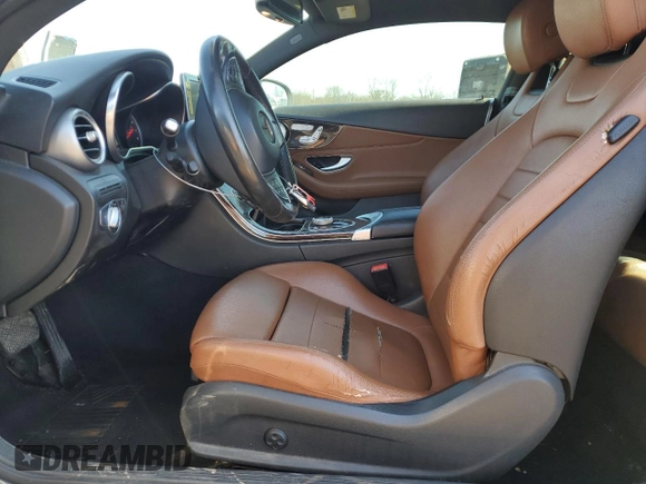 2017 Mercedes-Benz C 300 with VIN WDDWJ4JBXHF400662, listed as a Copart auction lot 48013025 with 118,623 mi miles and Clean Title. Bid and sale history available at carsss.com. Image 7.