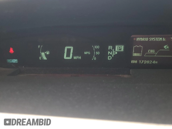 2015 Toyota Prius Four with VIN JTDKN3DU3F1891204, listed as a Copart auction lot 61583245 with 172,824 mi miles and Salvage title. Bid and sale history available at DreamBid. Image 9.