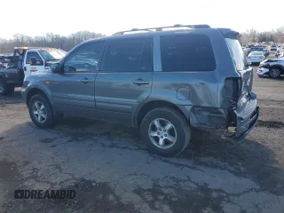 2007 Honda Pilot EX with VIN 2HKYF18487H536755, listed as a Copart auction lot 45843445 with 270,611 mi miles and Salvage Title. Bid and sale history available at DreamBid. Image 2.