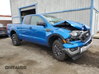 2021 Ford Ranger XL with VIN 1FTER1EH0MLD75309, listed as a Copart auction lot 51147735 with 18,591 mi miles and Salvage title. Bid and sale history available at DreamBid. Image 4.