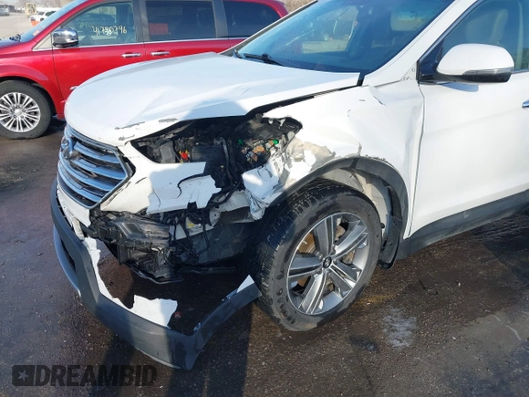 2016 Hyundai Santa Fe SE with VIN KM8SR4HF2GU133307, listed as a IAAI auction lot 41749584 with 120,391 mi miles. Bid and sale history available at carsss.com. Image 6.