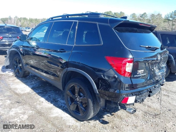 2019 Honda Passport Elite with VIN 5FNYF8H01KB002512, listed as a IAAI auction lot 41605830 with 86,144 mi miles. Bid and sale history available at carsss.com. Image 3.