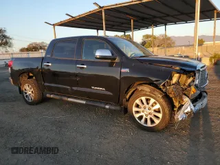2012 Toyota Tundra 4WD Truck LTD with VIN 5TFHY5F1XCX242301, listed as a Copart auction lot 46857715 with 277,716 mi miles and Salvage Title. Bid and sale history available at carsss.com. Image 4.