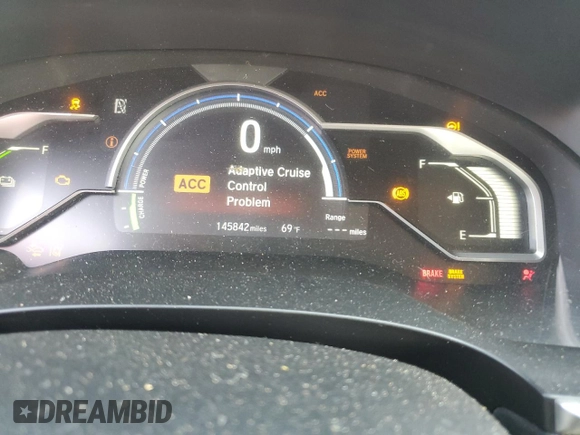 2018 Honda Clarity Plug-In Hybrid Touring with VIN JHMZC5F38JC004504, listed as a Copart auction lot 41252564 with 145,842 mi miles. Bid and sale history available at carsss.com. Image 9.