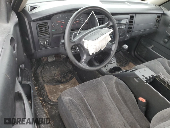 2004 Dodge Dakota with VIN 1D7GG16K44S700371, listed as a Copart auction lot 71213584 with 105,603 mi miles and Salvage Title. Bid and sale history available at DreamBid. Image 8.