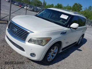 2014 Infiniti QX80 z VIN JN8AZ2NC1E9352276, wystawiony jako IAAI lot #42199182 z przebiegiem 173 548 mil mil oraz . Historia ofert i sprzedaży dostępna na DreamBid. Obrazek 2.