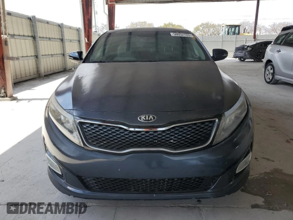 2015 Kia Optima LX with VIN KNAGM4A79F5604807, listed as a Copart auction lot 50052785 with 126,623 mi miles and Salvage Title. Bid and sale history available at DreamBid. Image 5.