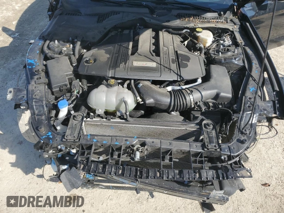 2022 Ford Mustang GT with VIN 1FA6P8CF3N5134313, listed as a Copart auction lot 45870625 with 32,835 mi miles and Salvage Title. Bid and sale history available at carsss.com. Image 11.