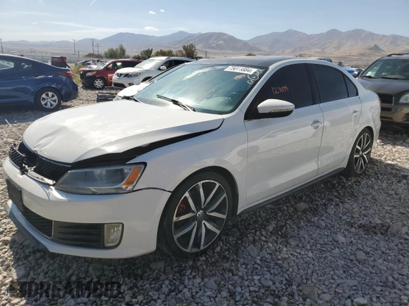 2012 Volkswagen Jetta GLI Autobahn with VIN 3VW5A7AJXCM087214, listed as a Copart auction lot 75011884 with 127,079 mi miles and Salvage title. Bid and sale history available at DreamBid. Image 1.