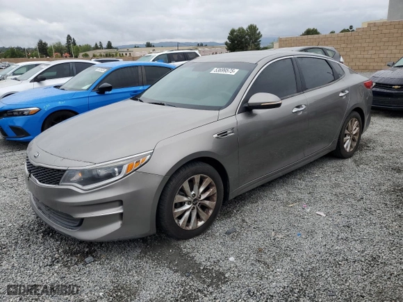 2017 Kia Optima LX with VIN 5XXGT4L31HG170607, listed as a Copart auction lot 53699575 with 189,017 mi miles and Clean Title. Bid and sale history available at carsss.com. Image 1.