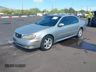 2002 Infiniti I35 Luxury with VIN JNKDA31A72T008698, listed as a IAAI auction lot 41287490 with 136,049 mi miles. Bid and sale history available at carsss.com. Image 2.