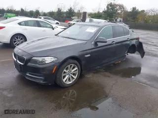 2014 BMW 5 Series 528i with VIN WBA5A5C5XED512448, listed as a IAAI auction lot 41559871 with 145,383 mi miles. Bid and sale history available at carsss.com. Image 2.