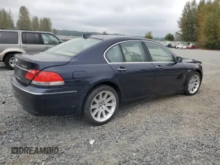 2006 BMW 7 Series 750i with VIN WBAHL83556DT02690, listed as a Copart auction lot 71418054 with 108,503 mi miles and Salvage Title. Bid and sale history available at carsss.com. Image 3.