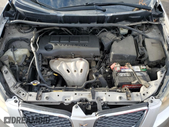 2009 Pontiac Vibe with VIN 5Y2SM67099Z423318, listed as a Copart auction lot 84119814 with 208,134 mi miles and Clean Title. Bid and sale history available at carsss.com. Image 12.