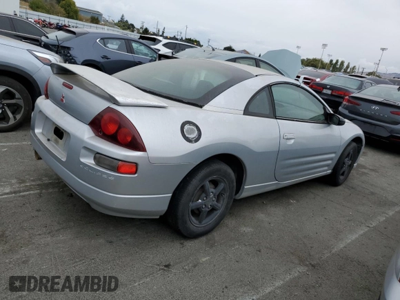 2000 Mitsubishi Eclipse RS with VIN 4A3AC34G2YE038345, listed as a Copart auction lot 68143674 with 223,846 mi miles and Salvage Title. Bid and sale history available at carsss.com. Image 3.