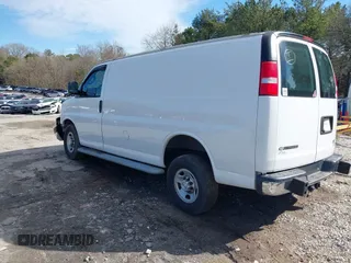 2018 Chevrolet Express Cargo Van with VIN 1GCWGAFG6J1906956, listed as a IAAI auction lot 41391624 with 87,038 mi miles. Bid and sale history available at carsss.com. Image 3.