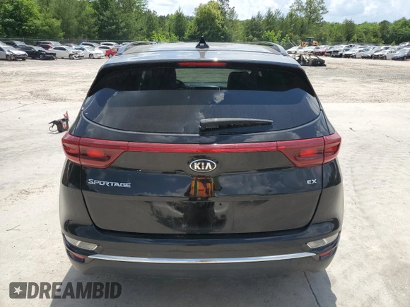 2022 Kia Sportage EX with VIN KNDPN3ACXN7947670, listed as a Copart auction lot 55478495 with 70,257 mi miles and Clean title. Bid and sale history available at DreamBid. Image 6.