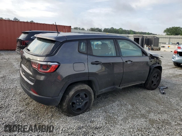 2017 Jeep Compass Sport z VIN 3C4NJCAB3HT652548, wystawiony jako Copart lot #55125455 z przebiegiem 146 302 mil mil oraz Szkoda całkowita • Salvage title. Historia ofert i sprzedaży dostępna na DreamBid. Obrazek 3.