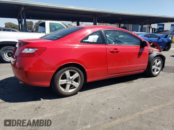 2008 Honda Civic Cpe EX with VIN 2HGFG12848H557615, listed as a Copart auction lot 70047284 with 137,461 mi miles and Salvage Title. Bid and sale history available at carsss.com. Image 3.