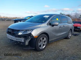 2019 Honda Odyssey EX with VIN 5FNRL6H56KB128197, listed as a IAAI auction lot 41057084 with 52,329 mi miles and . Bid and sale history available at DreamBid. Image 18.