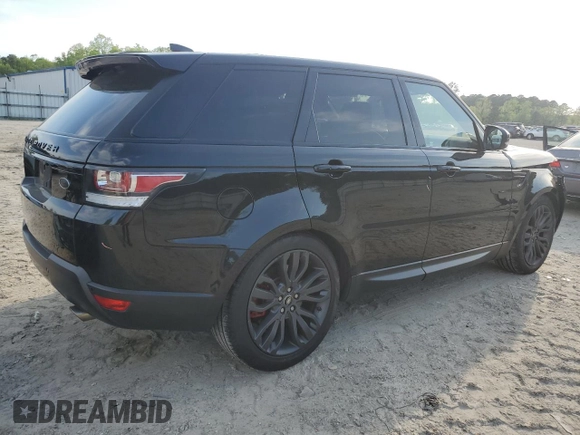 2017 Land Rover Range Rover Sport with VIN SALWR2FE0HA134956, listed as a Copart auction lot 52694145 with 156,221 mi miles and Salvage Title. Bid and sale history available at DreamBid. Image 3.