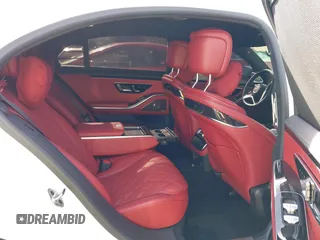 2022 Mercedes-Benz S 500 with VIN W1K6G6DB4NA143867, listed as a IAAI auction lot 41560165 with 17,908 mi miles and . Bid and sale history available at DreamBid. Image 8.