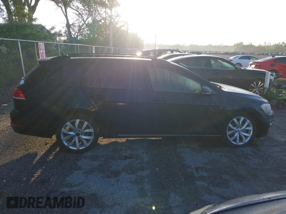 2019 Volkswagen Golf SportWagen S with VIN 3VWY57AU6KM507092, listed as a IAAI auction lot 41923298 with 65,900 mi miles. Bid and sale history available at carsss.com. Image 13.