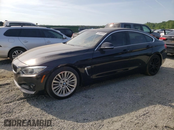2015 BMW 4 Series 428i with VIN WBA4A5C50FD410198, listed as a Copart auction lot 55448345 with 137,042 mi miles and Clean title. Bid and sale history available at DreamBid. Image 1.